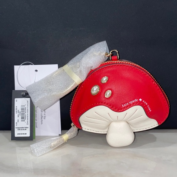 Kate Spade 3d Mushroom Bag Charm - Picture 10 of 12